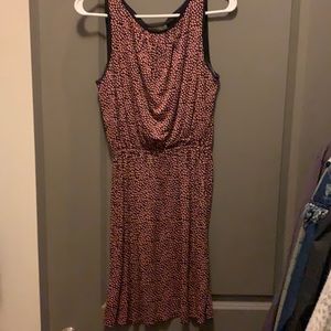 Pink and black loft dress